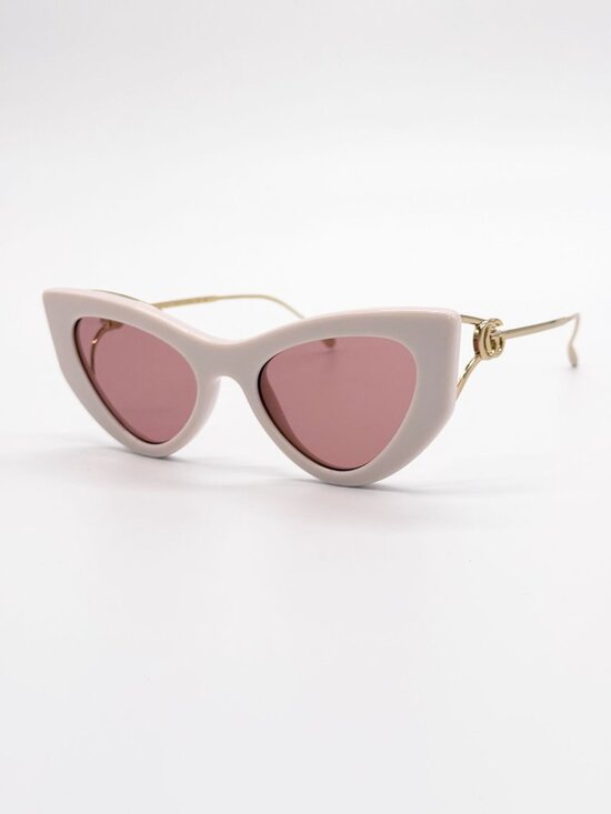 NEW GUCCI SUNGLASSES GG1565S 003 GOLD/PINK CAT EYE WOMEN EYEWEAR main image 10